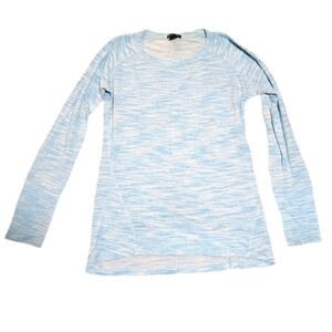 Champion Blue Heather Crew Neck Long Sleeve Top